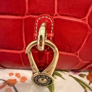 Dooney & Bourke Red Croc-Embossed Handbag